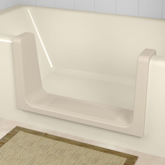 Beige CleanCut Ultra-Low tub to shower conversion kit