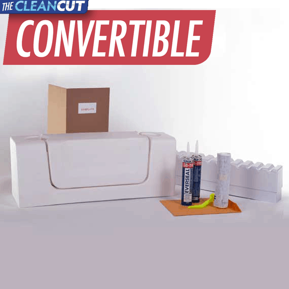 CleanCut Convertible walk-in tub cut out conversion kit